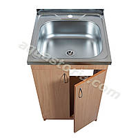 Мийка з тумбою 50х60см Бук