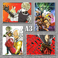 Плакати А3 Onepunchman