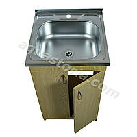 Мийка з тумбою 50х60см Дуб світлий