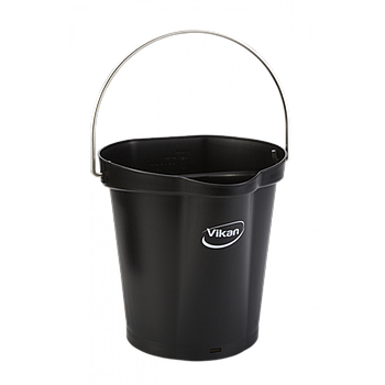 Відро поліпропіленове Vikan 6 л чорне