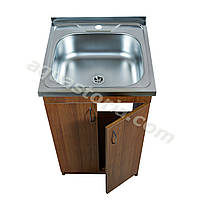 Мийка з тумбою 50х60см Горіх