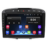 Al Штатна магнітола для Peugeot 408 1 2012-2017 екран 9" 2/32 Gb Wi-Fi GPS Base Android, фото 2