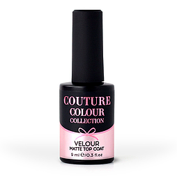 Топ оксамитовий для гель-лаку Couture Colour Velour Matte Top Coat, 9 мл