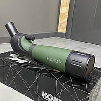 Підзорна труба KONUS KONUSPOT-80C 20-60x80, штатив у комплекті, чохол, адаптер для смартфона, фото 4