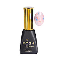 База для гель-лака камуфлирующая YouPOSH De luxe French Rubber Base № 91 Розовый молочный с цветными хлопьями