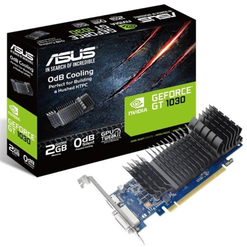 Відеокарта GF GT 1030 2GB GDDR5 Asus (GT1030-SL-2G-BRK), фото 1