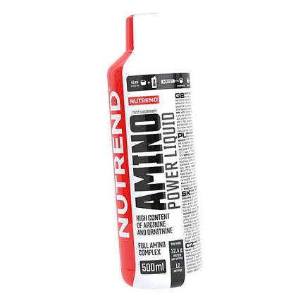 Комплексні амінокислоти Nutrend Amino Power Liquid 500 мл, фото 3