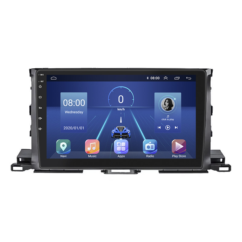Штатна магнітола Lesko Toyota Highlander III U50 2013-2016 10" 4/64Gb 4G Wi-Fi GPS Top (9688-53965)