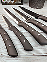 Набір кухонних ножів 7 предметів German Family GF-S27/ Кухонні ножі в підставці, фото 5
