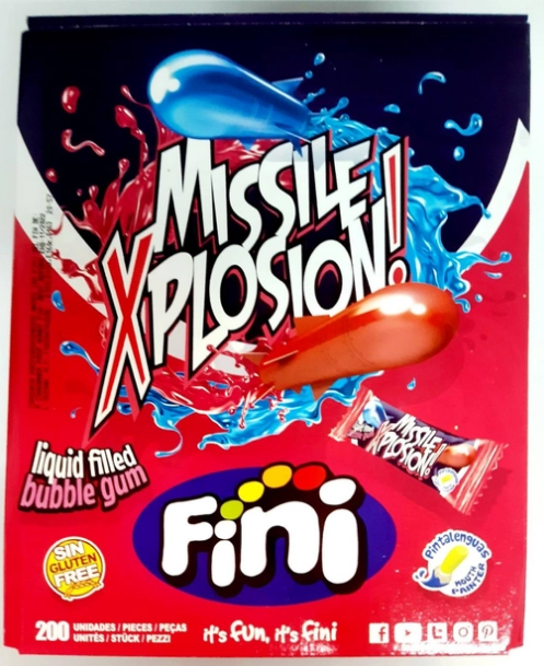 Жуйки Fini Missile X Plosion 200 шт.