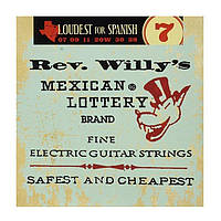 Струны для электрогитары Dunlop RWN0738 Rev. Willy's Lottery