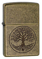 Хороший подарок зажигалка Zippo 29149 Tree of Life Дерево жизни