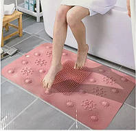 Силиконовый массажный коврик в ванную комнату для ступней ног Massage Bath Mat Jw