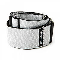 Гитарный ремень Dunlop JACQUARD CUBE HATCH LIGHT GREY STRAP