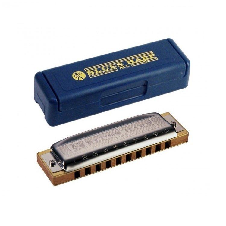 Губная гармошка Hohner Blues Harp MS A-major M533106X - фото 3 - id-p1797793062