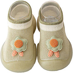 Шкарпетки-тапочки для малюків з не ковзачою підошвою 20/21(12,5 см внутрішня)