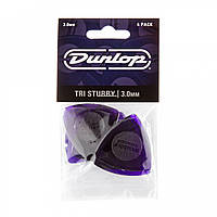 Медиатор Dunlop 473P3.0 TRI STUBBY PCK-6 (6шт.)
