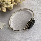 Браслет гіперстен браслет з натуральним каменем гіперстен браслет з гіперстеном у сріблі. Індія, фото 6