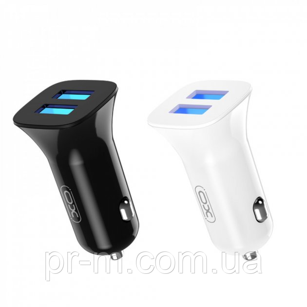 АЗП у прикурювач XO CC31 2 USB, 2.4 A, 12W