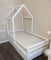Ліжко будинок дерево 160*80, 140*70, 190*80 , 200*90 та ін.