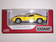 Модель Kinsmart 1971 Lamborghini Miura P400 SV KT5390W 1:34 желтый