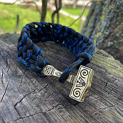 Чоловічий браслет МОЛОТ ТОРА №3 ручної роботи паракорд Gorillas Accessories GR9