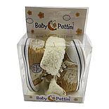 Пінетки кеди 17 18 і 19 розмір 10.5 11 і 11.5 см довжина взуття на новонародженому Туреччина золоті (ПІД60), фото 2