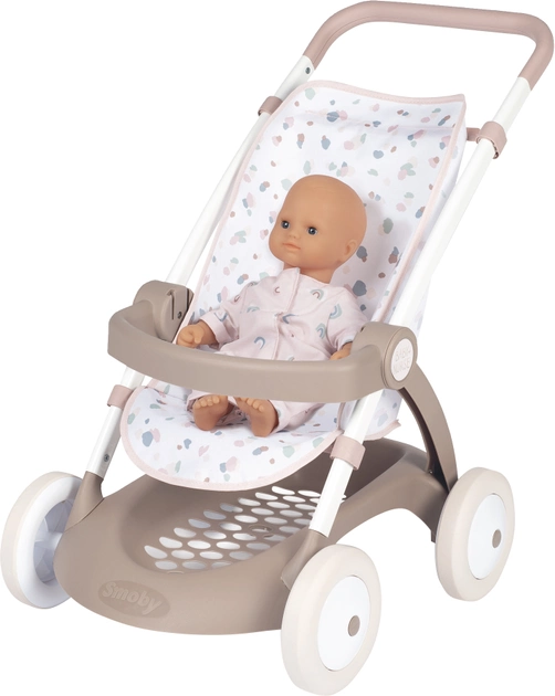 Коляска лялькова Smoby Baby Nurse Рожева пудра