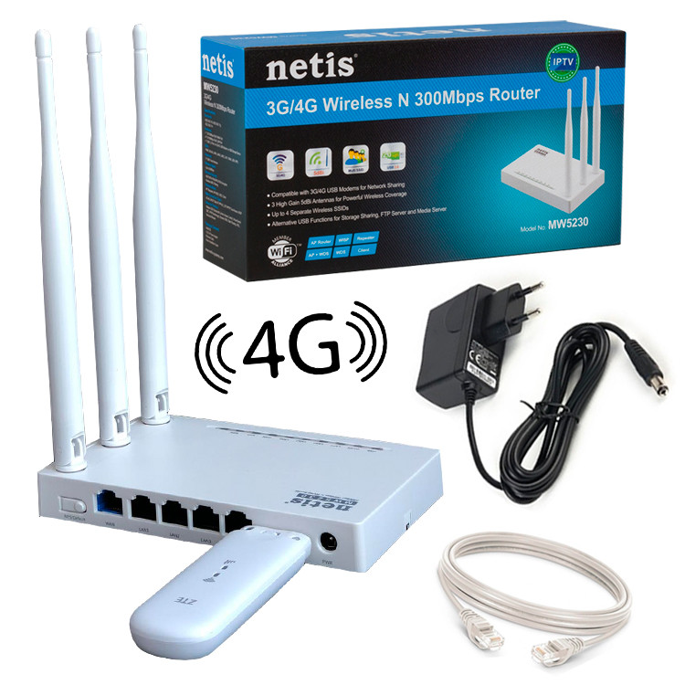 WI-FI４台セット(４ＴＢ) 4G WI-FI комплект 