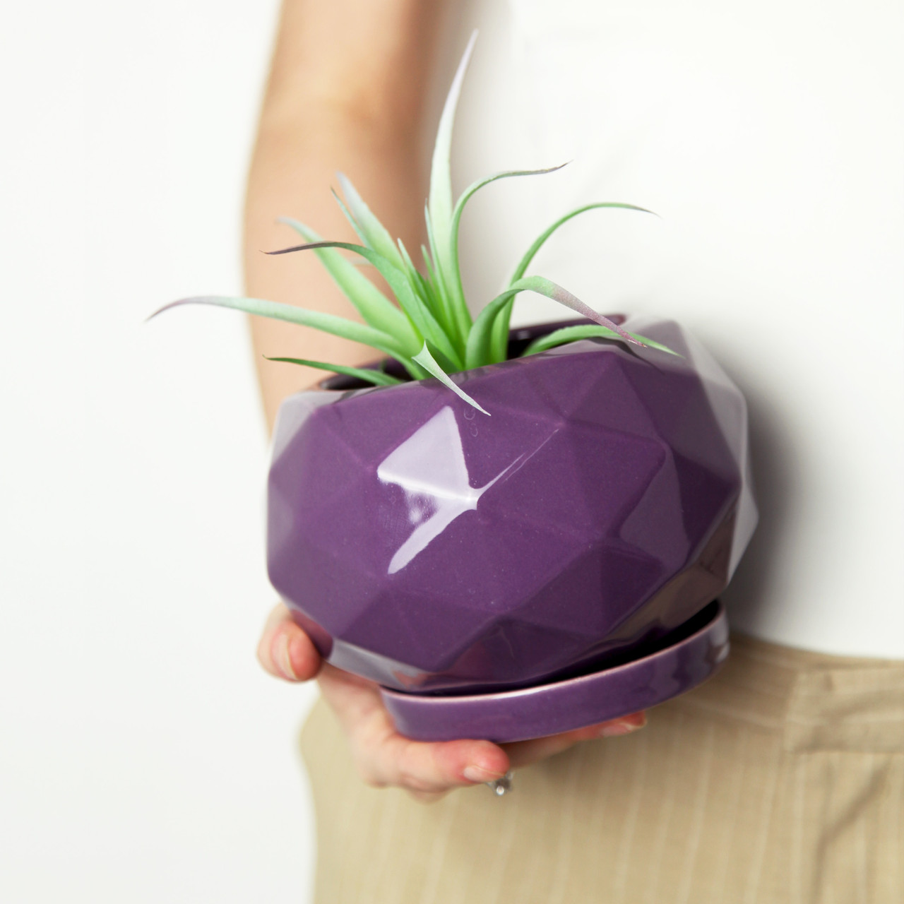 Горшок для Цветов 0,9 Л, H-10 См, D-9,5 См Маленький Круглый "Вітряниця ...