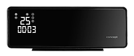 Настінний керамічний нагрівач 2000 W чорний QH4001
