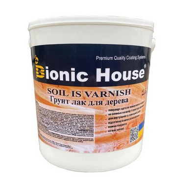 Лак для дерева ґрунтувальний Bionic-House 3 л різні кольори