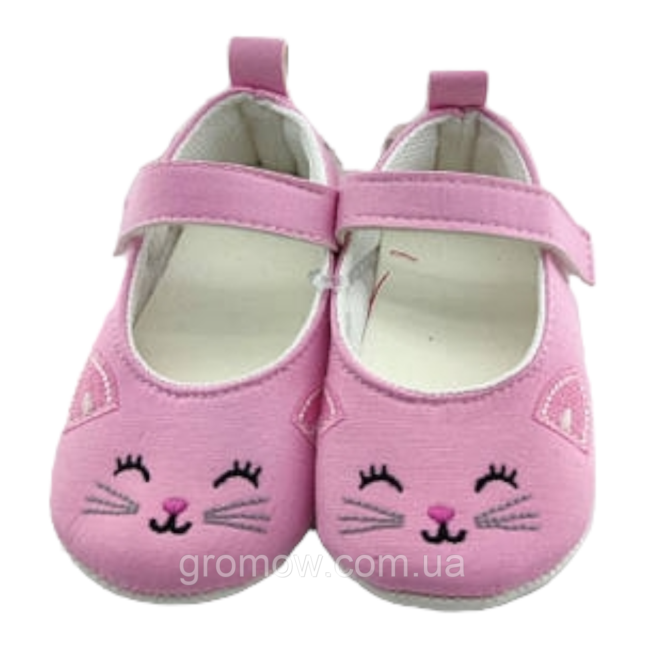 Пінетки 17, 18, 19 розмір 10, 11 і 11.5 см довжина взуття на новонародженому Туреччина рожевий (ПІД109), фото 1