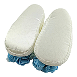 Пінетки босоніжки 16.5 розмір 10 см довжина взуття на новонароджених для дівчинки Туреччина білі (ПІД51), фото 4