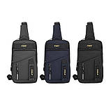 Барсетка сумка-слінг на груди для плече Багатофункціональне дозвілля гуртом, фото 6