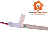 Світлодіодна алюмінієва лінійка 12V, 5630, 72 led/m, 22W, IP20, червоний, Standart., фото 3