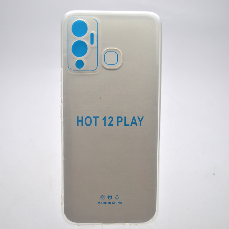 Чохол накладка TPU Epic Transparent для Infinix Hot 12 Play Transparent/Прозорий, фото 1