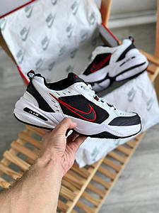 Чоловічі Кросівки Nike Air Monarch White Black Red 41-42-44