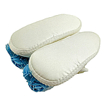 Пінетки босоніжки 16.5 розмір 10 см довжина взуття на новонароджених для дівчинки Туреччина білі (ПІД40), фото 4