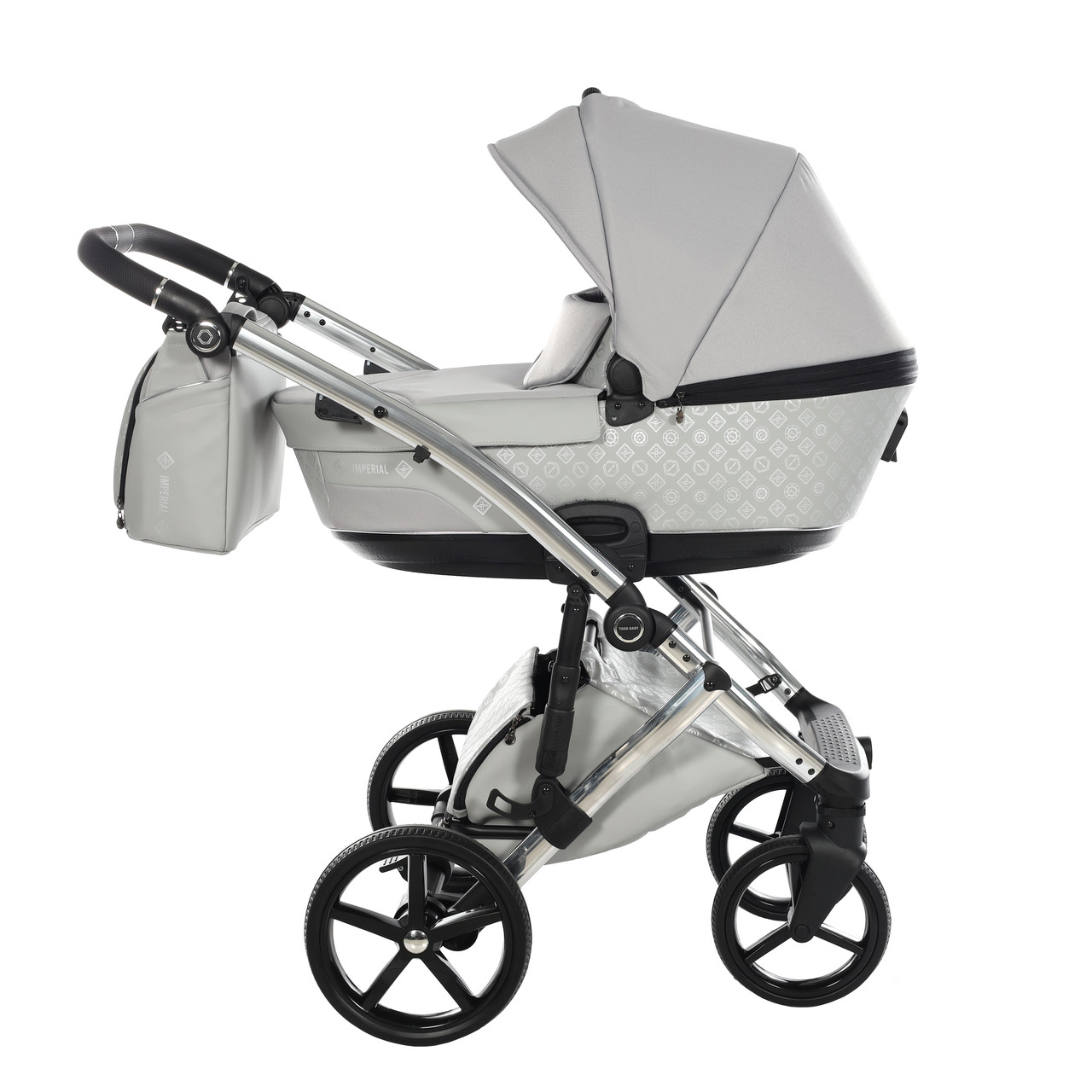 Універсальна коляска TAKO 2 в 1 Laret Imperial New 13 grey+silver