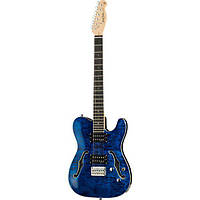 Harley Benton TE-90QM HH Trans Blue