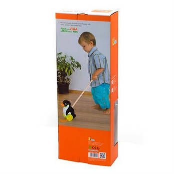 Дерев'яна каталка Viga Toys Пингвинчик (50962), фото 2