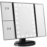 HT Зеркало с Led подсветкой SuperHTar Magnifying Mirror NN Черный