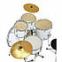 Millenium Focus 20 Drum Set White, фото 6