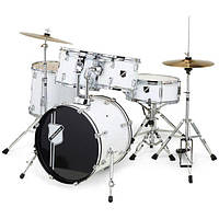 Millenium Focus 18 Drum Set White