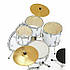Millenium Focus 18 Drum Set White, фото 7