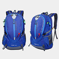 Рюкзак туристический на 40 л, (52х35х20 см) xs2586, Синий / Походный рюкзак / Рюкзак в поход