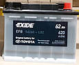 Акумулятор автомобільний Exide START-STOP EFB 62Ah original for TOYOTA, фото 2