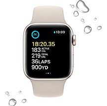 Смарт - годинник Apple Watch SE 2 40mm Starlight Aluminum Case with Starlight Sport Band, фото 5