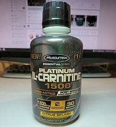 Л-карнітин для схуднення В Platinum 100% L-Carnitine 1500 473 ml жіросжігателя